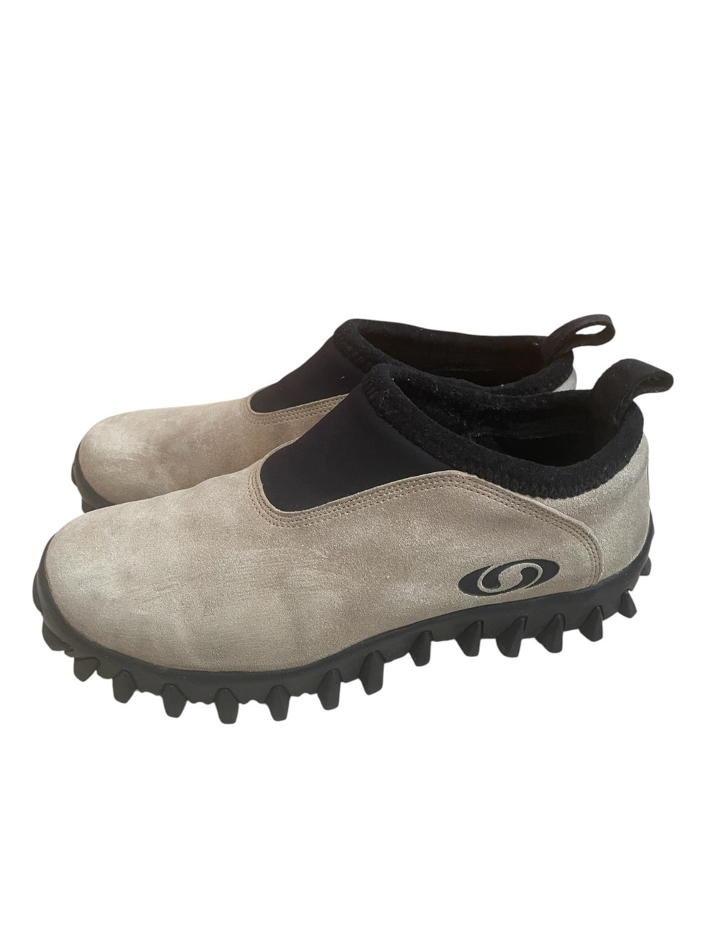 H8- Salomon Mens 10 snow clog shoe snowclog suede thinsulate